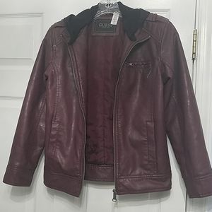 Boys Leather jacket by Guess